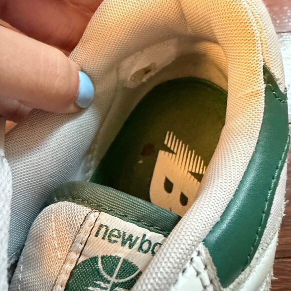 New Balance 550 White Team Forest Green sneakers size 5.5 main image 4